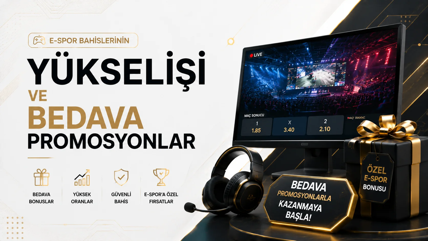 E-Spor Bahislerinin Yükselişi ve Bedava Promosyonlar