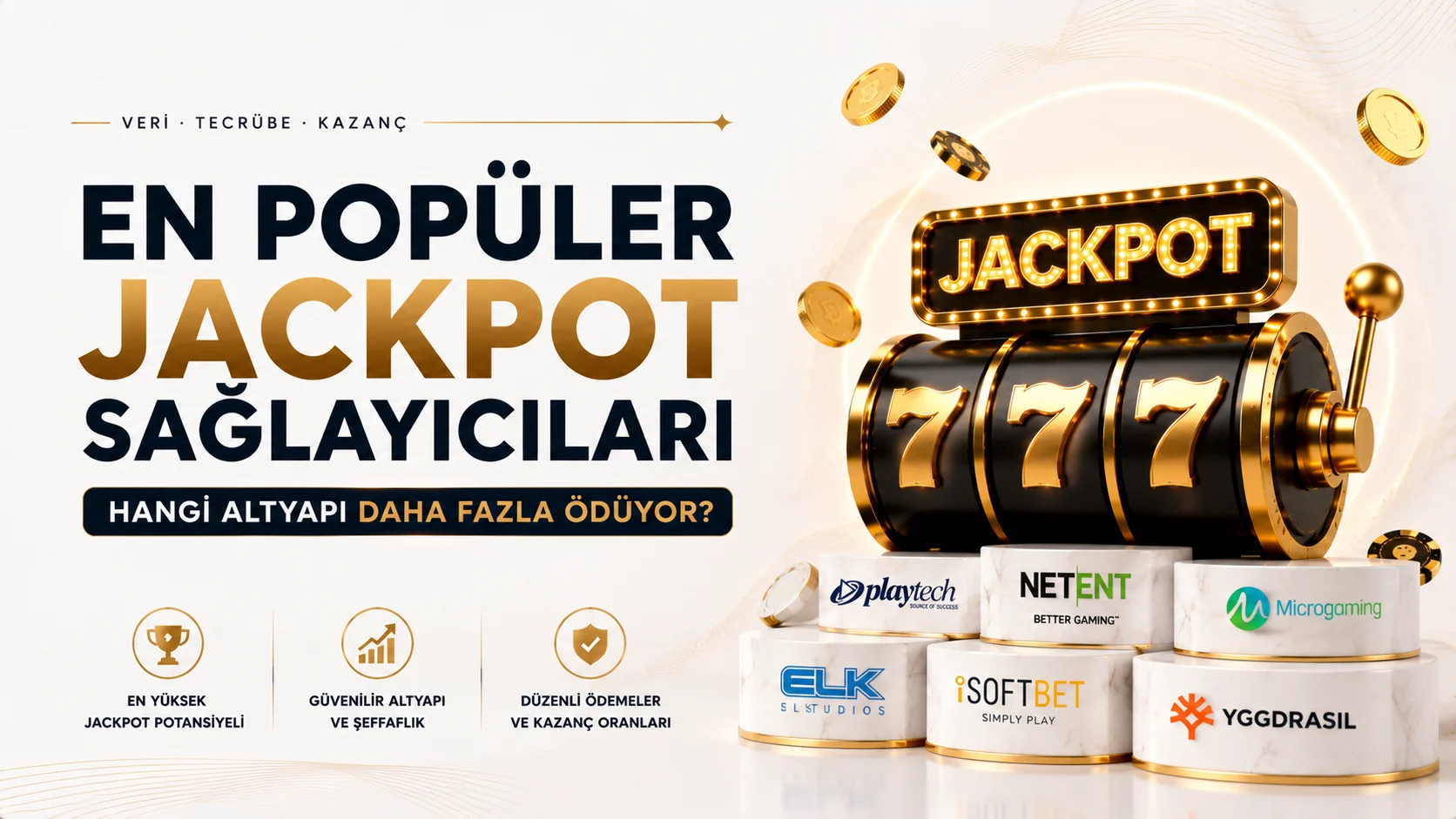 En Popüler Jackpot Sağlayıcıları Hangi Altyapı Daha Fazla Ödüyor?