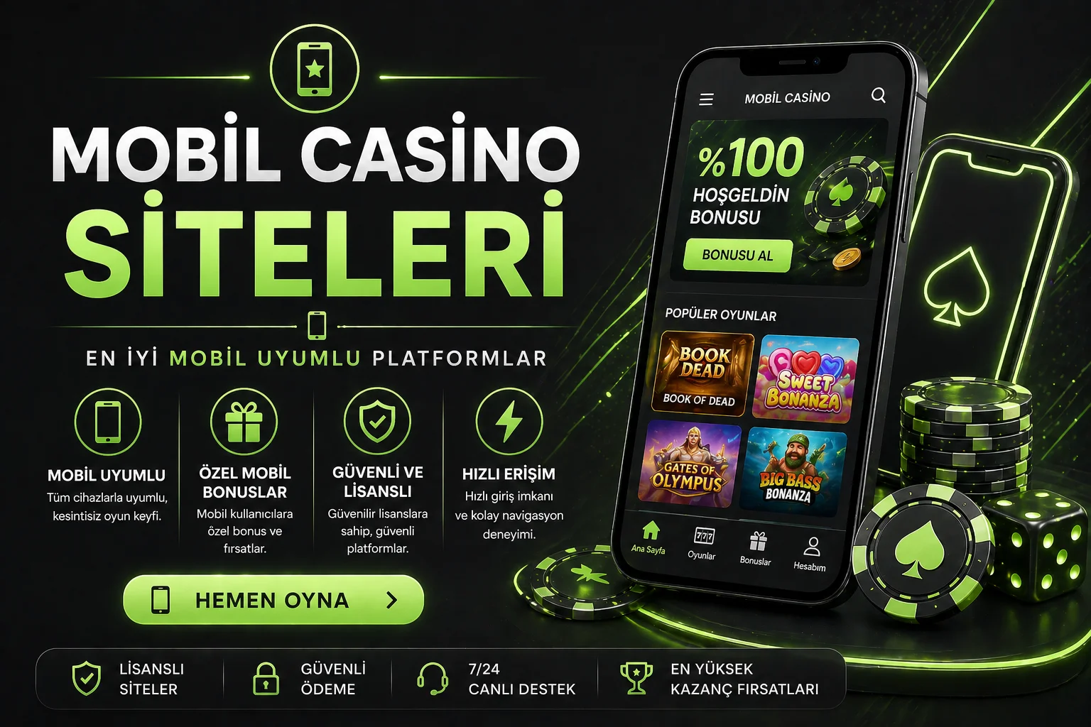 Mobil Casino Siteleri – En İyi Mobil Uyumlu Platformlar